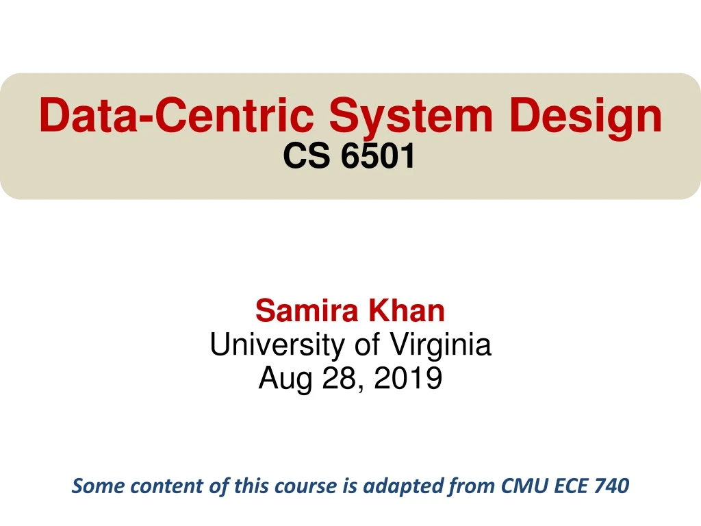 samira khan university of virginia aug 28 2019