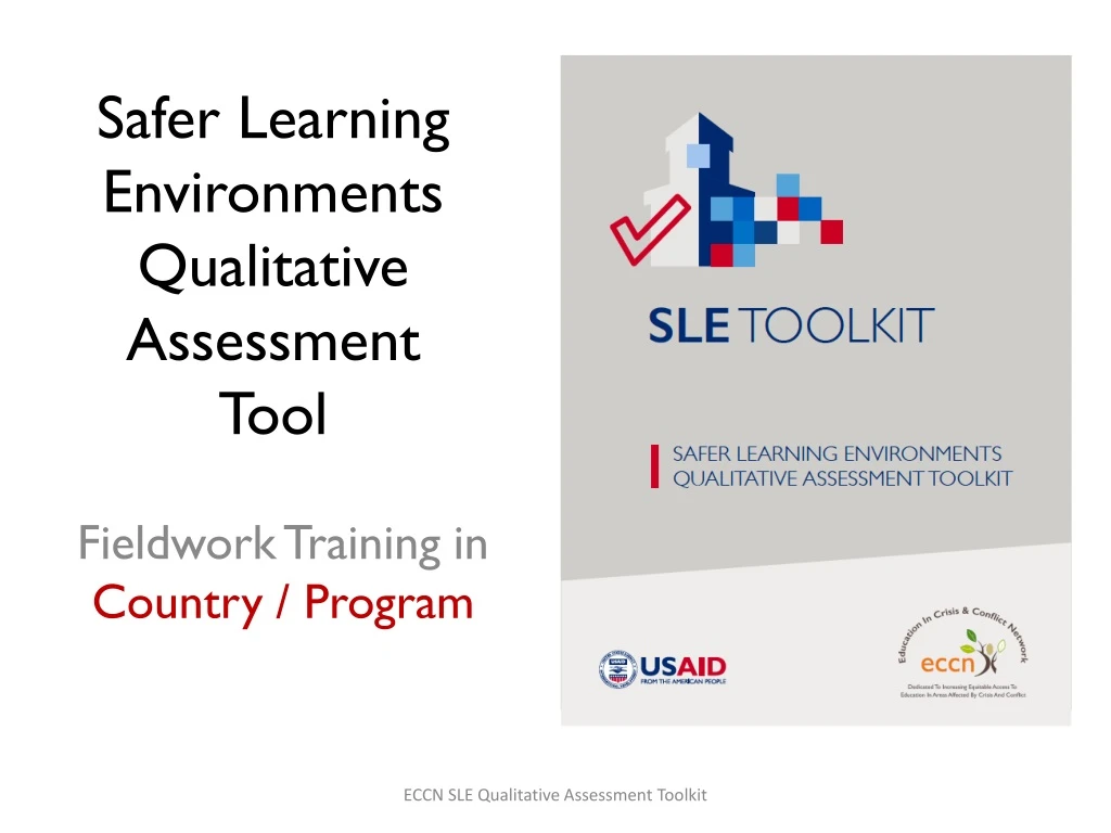 safer learning environments qualitative assessment tool