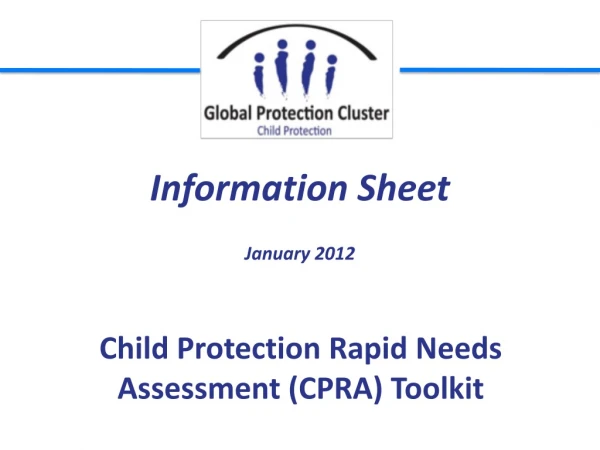 Child Protection Rapid Needs Assessment (CPRA) Toolkit