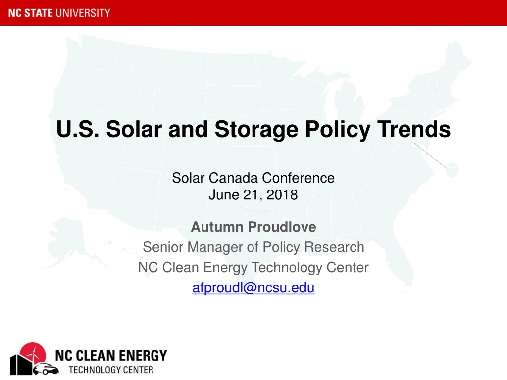 u s solar and storage policy trends solar canada conference june 21 2018