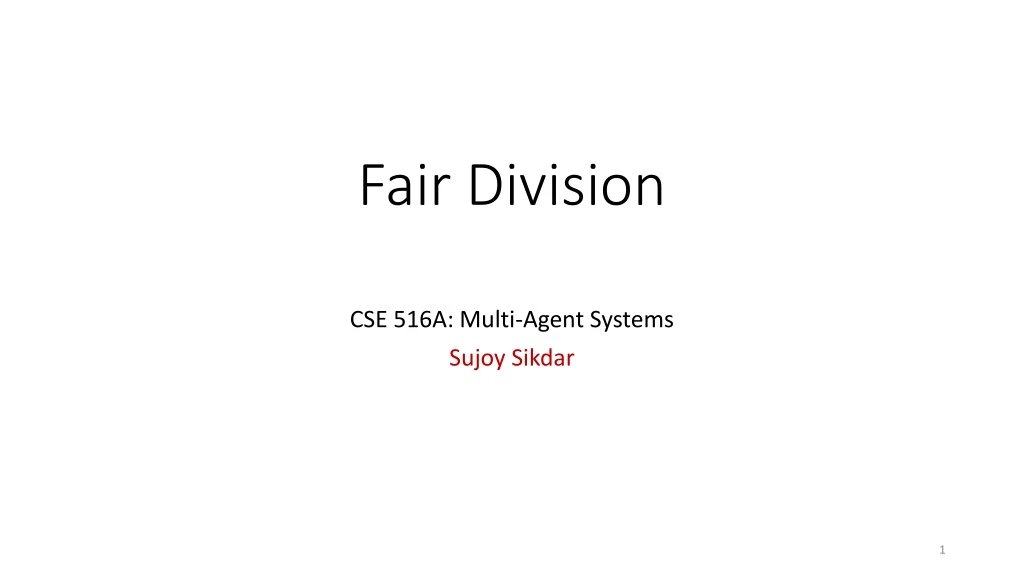 fair division