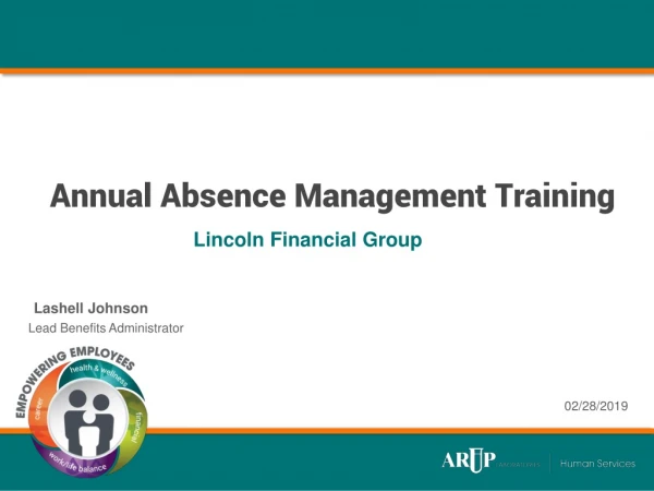 Annual Absence Management Training