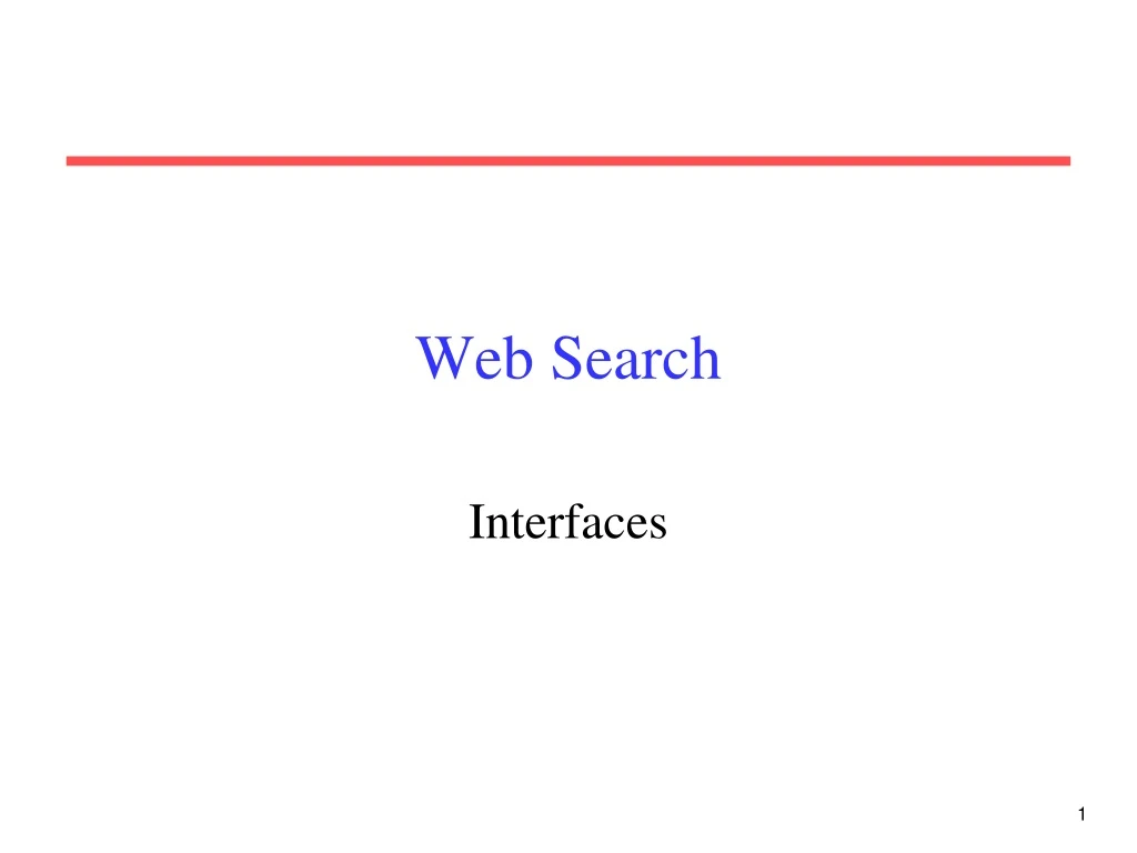 web search