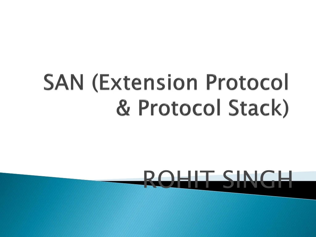 san extension protocol protocol stack