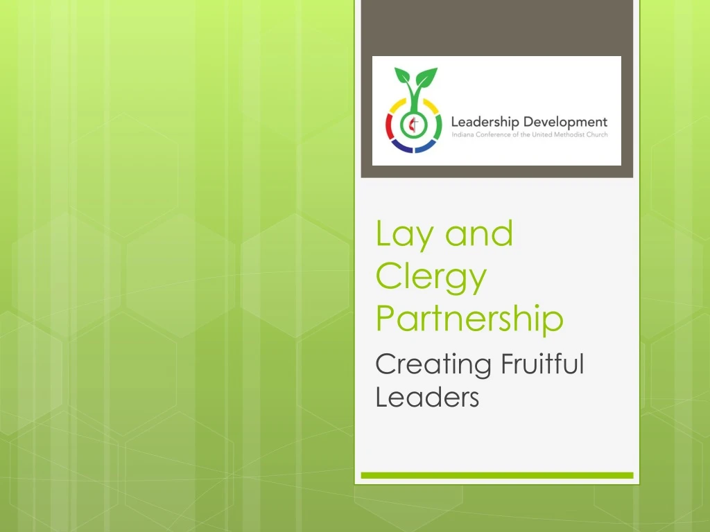 lay and clergy partnership