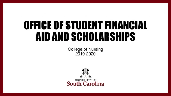 Office of Student Financial Aid and Scholarships