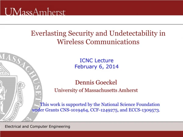 Everlasting Security and Undetectability in Wireless Communications