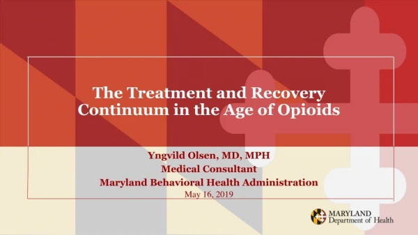 The Treatment and Recovery Continuum in the Age of Opioids