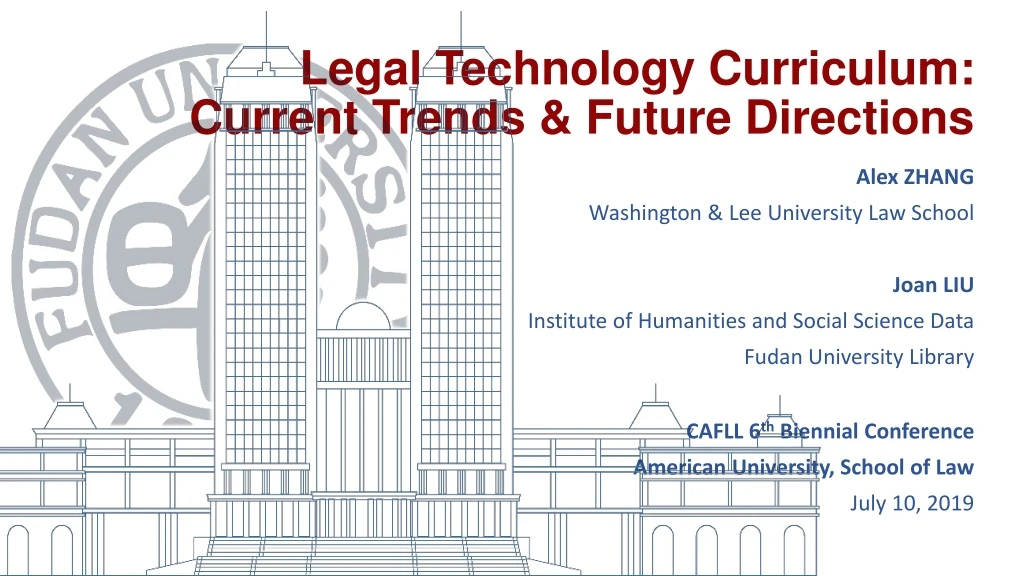 legal technology curriculum current trends future directions