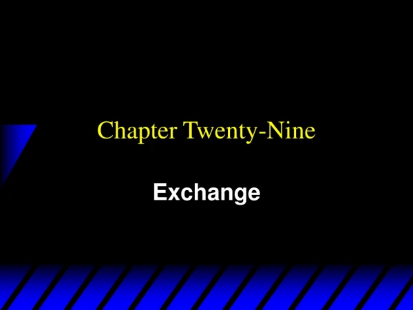 Chapter Twenty-Nine