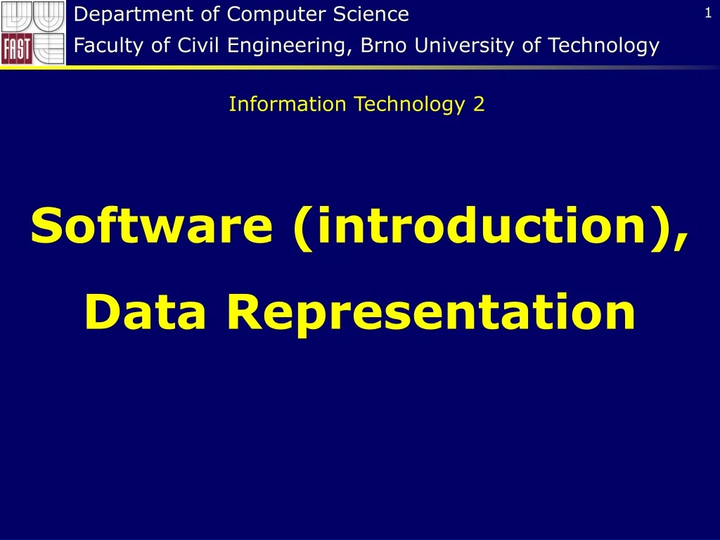 department of computer science faculty of civil