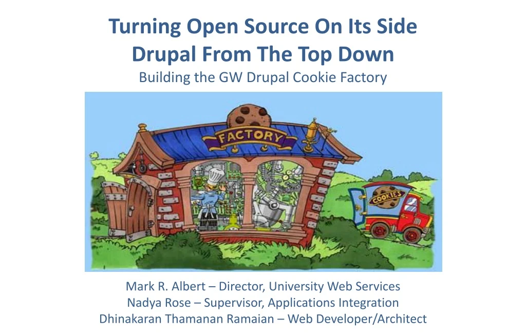 turning open source on its side drupal from