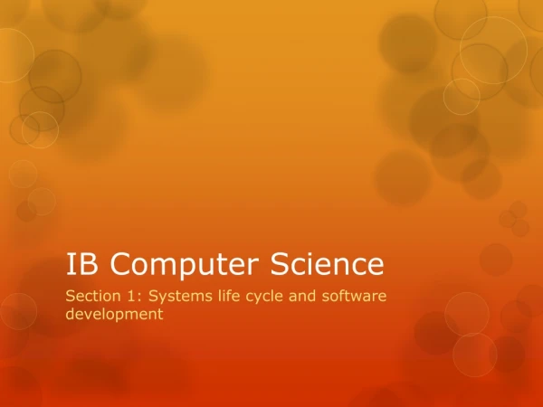 IB Computer Science