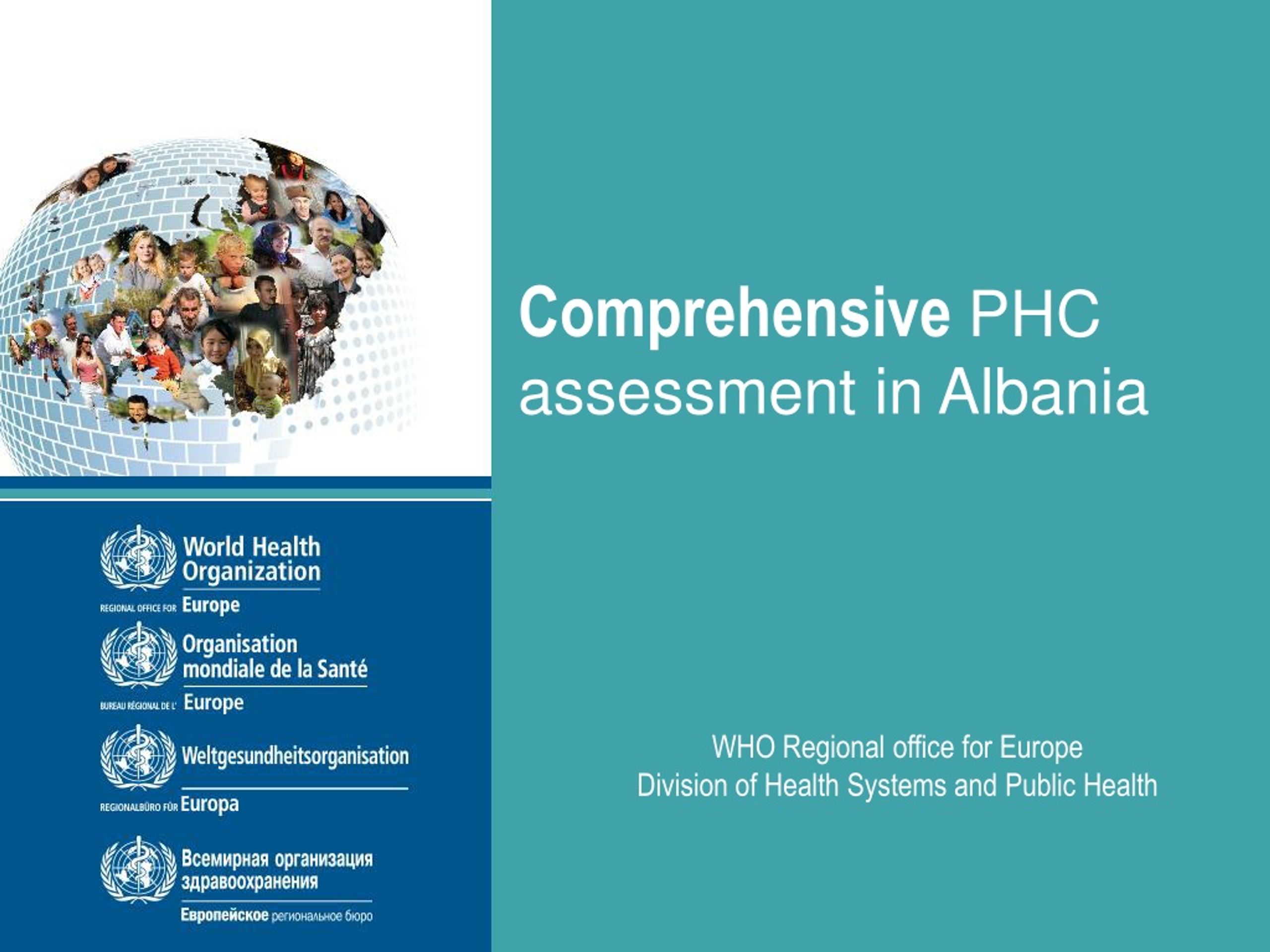 PPT - Comprehensive PHC Assessment in Albania: Recent Challenges and ...