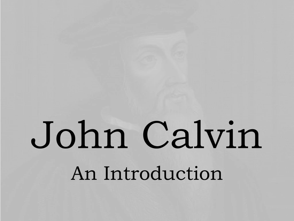 john calvin