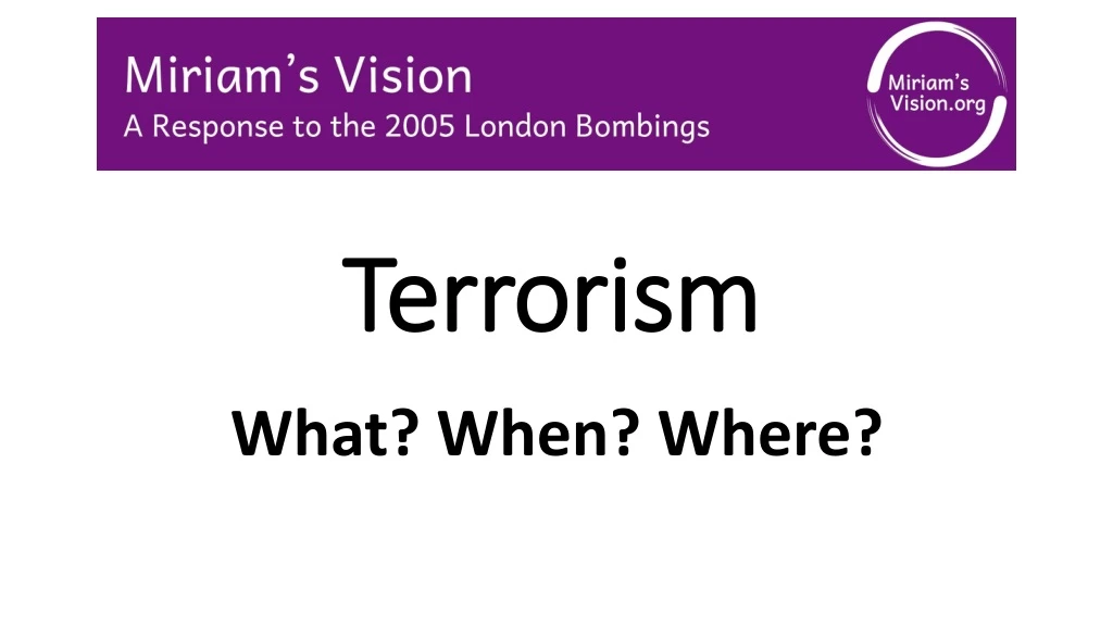 terrorism