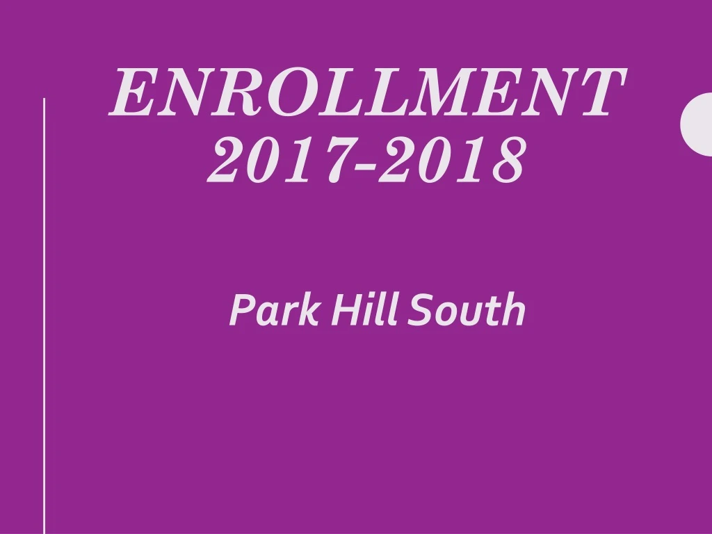 enrollment 2017 2018
