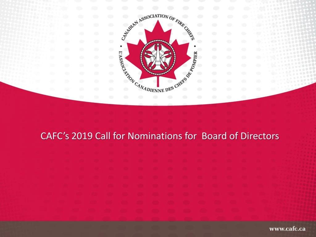 cafc s 2019 call for nominations for board