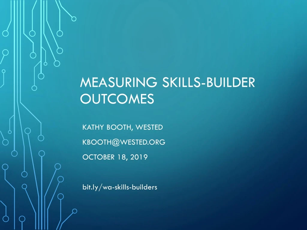 measuring skills builder outcomes