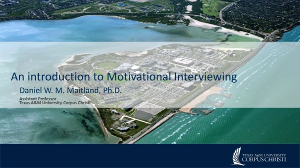 An introduction to Motivational Interviewing