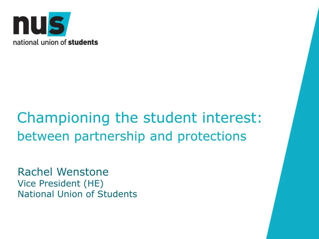 championing the student interest b etween