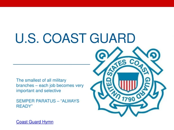 U.s. Coast guard