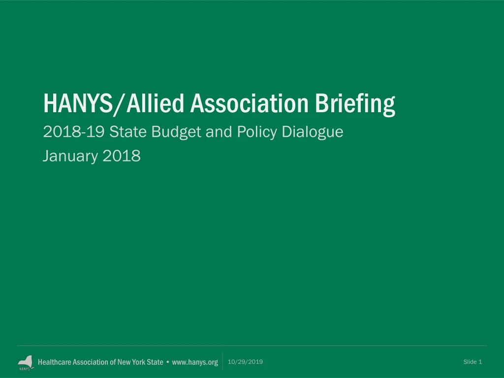 hanys allied association briefing