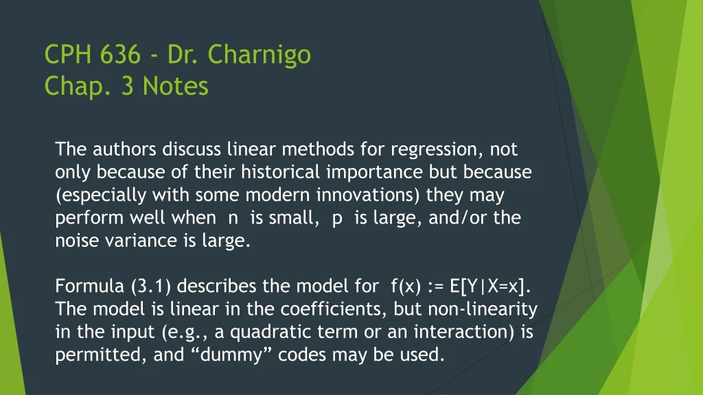 cph 636 dr charnigo chap 3 notes