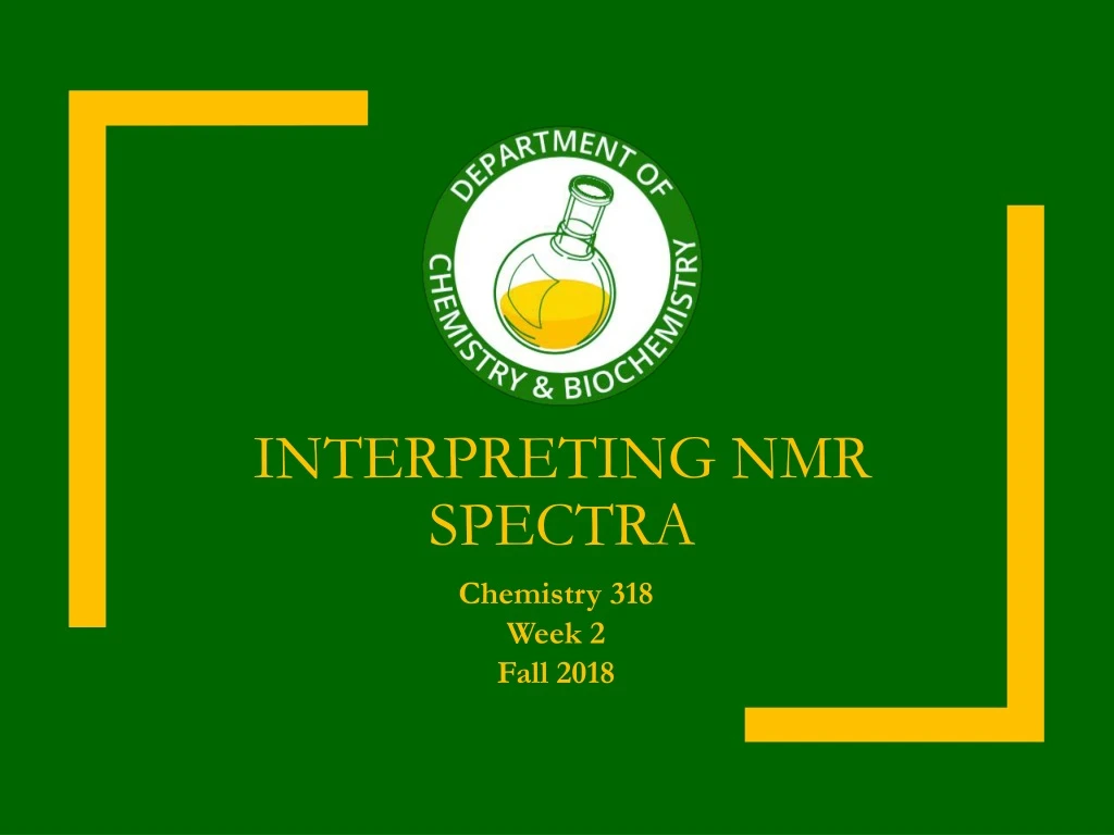 interpreting nmr spectra