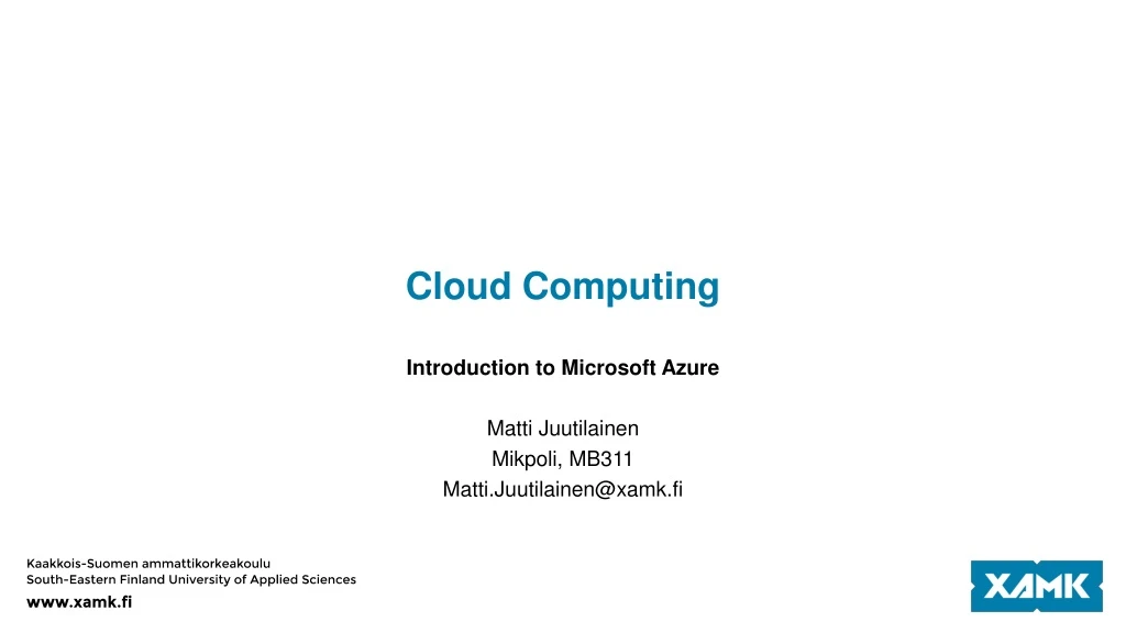 cloud computing