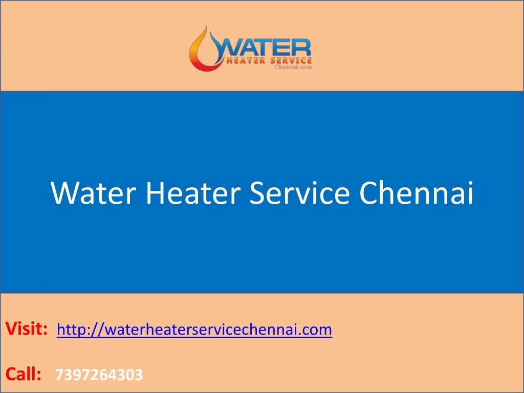 water heater service chennai