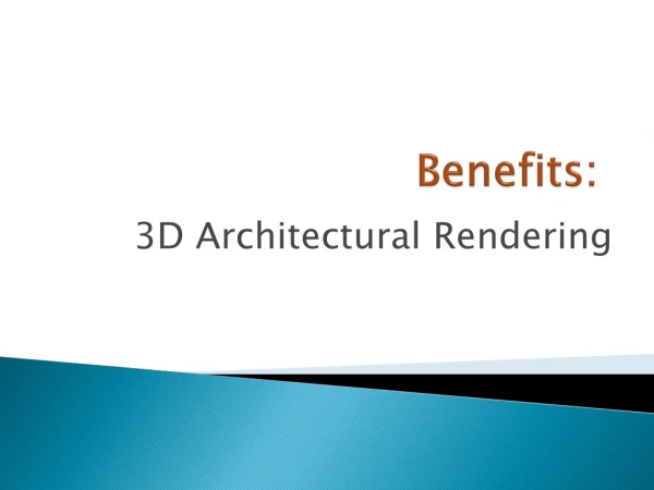 3d architectural rendering
