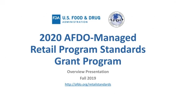 2020 AFDO-Managed Retail Program Standards Grant Program