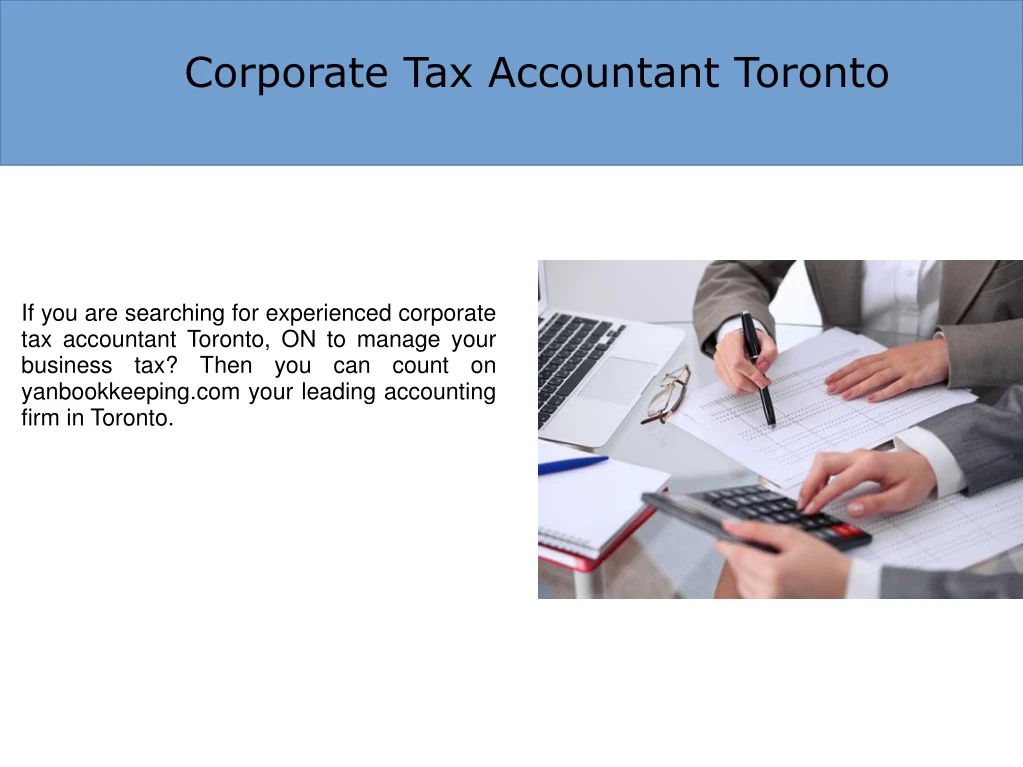 corporate tax accountant toronto