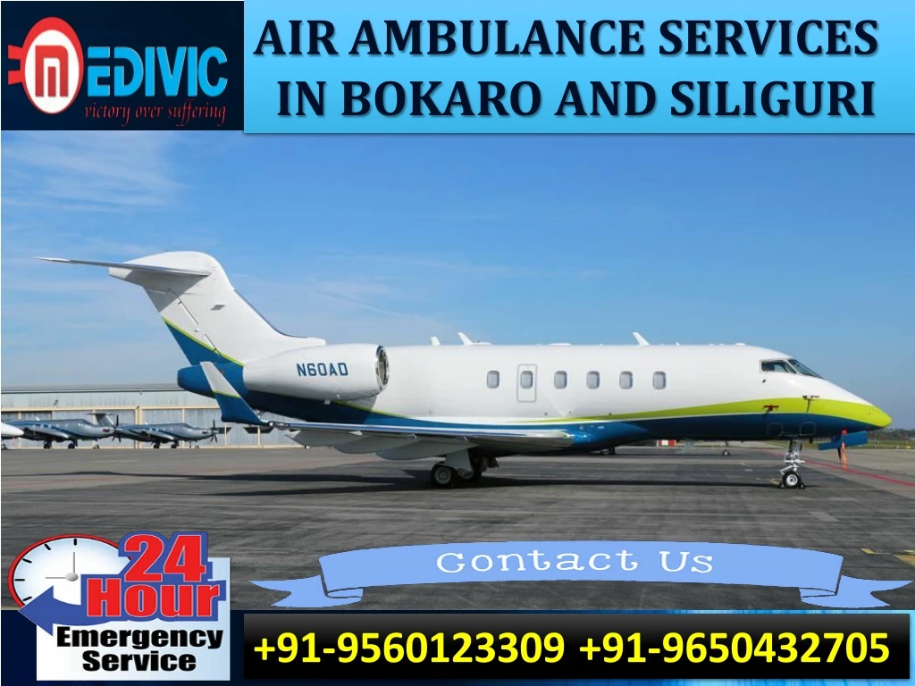 air ambulance services in bokaro and siliguri