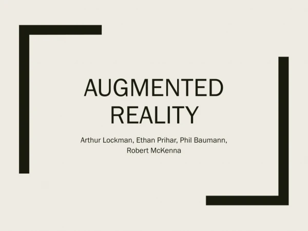 Augmented Reality