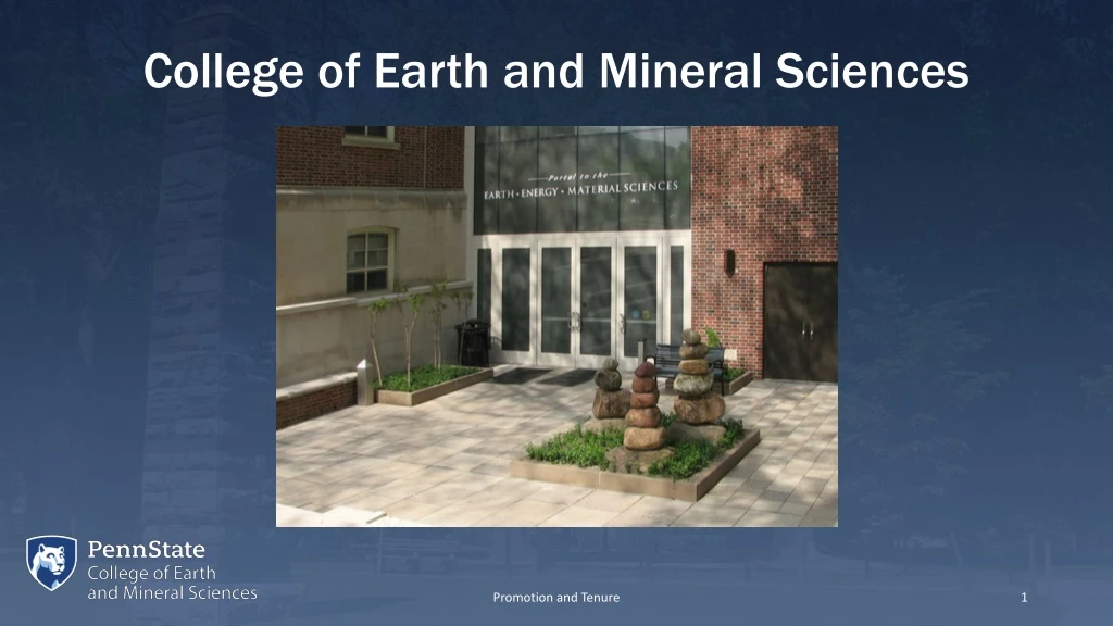 college of earth and mineral sciences