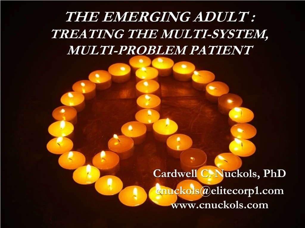 the emerging adult treating the multi system multi problem patient