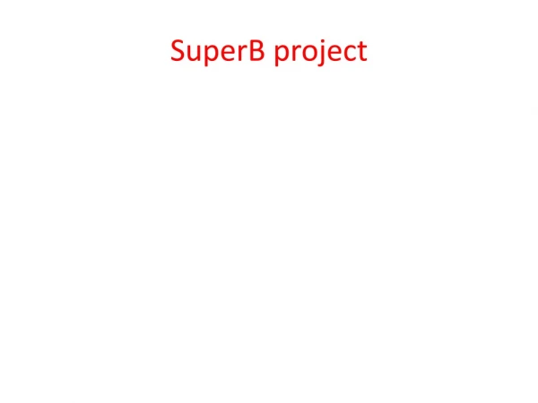 SuperB project