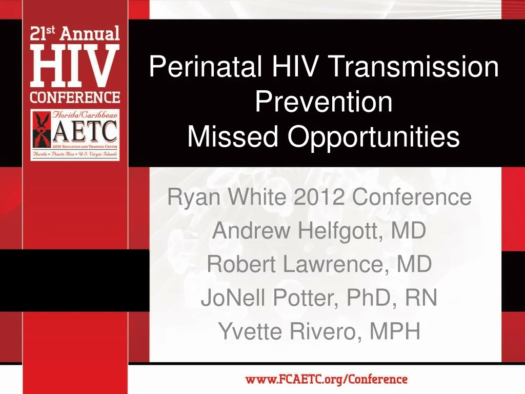 perinatal hiv transmission prevention missed opportunities