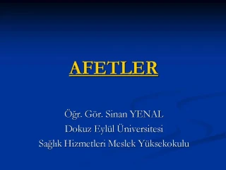 AFETLER - slide 1