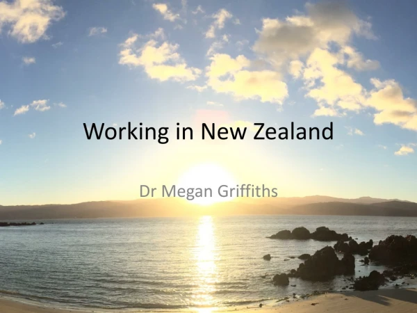 Working in New Zealand