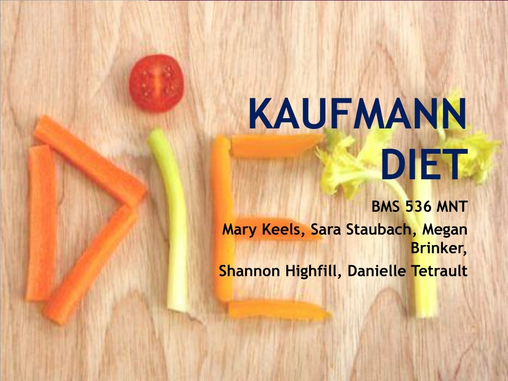 kaufmann diet