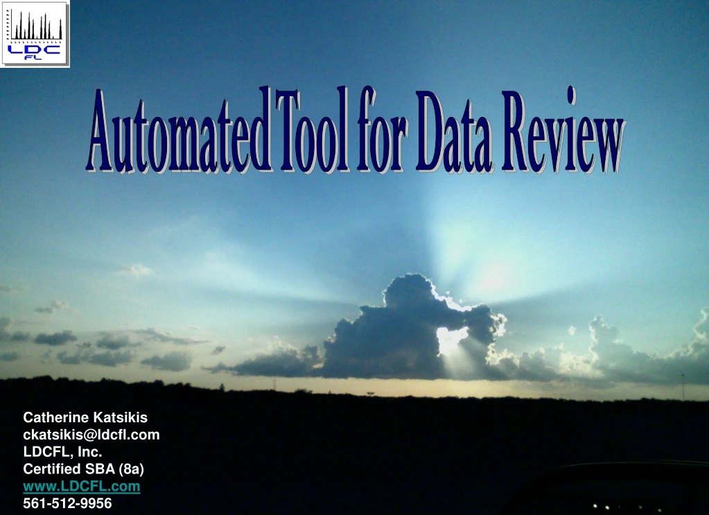 automated tool for data review