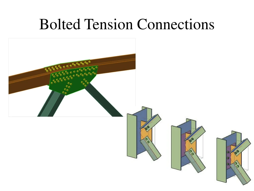 bolted tension connections