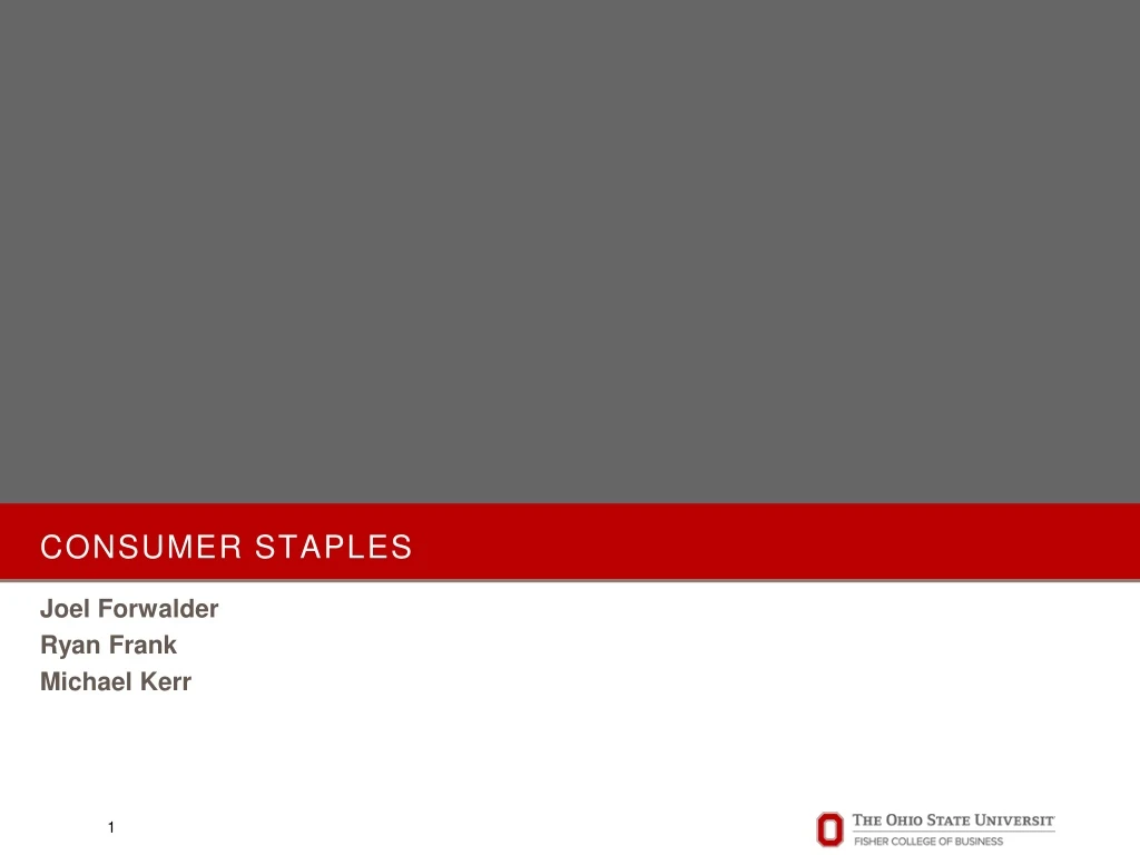 consumer staples