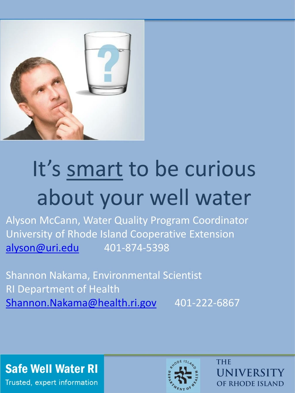 it s smart to be curious about your well water
