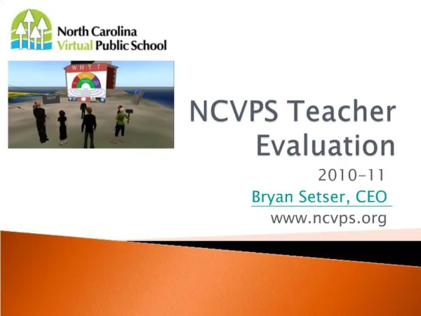 NCVPS Teacher Evaluation