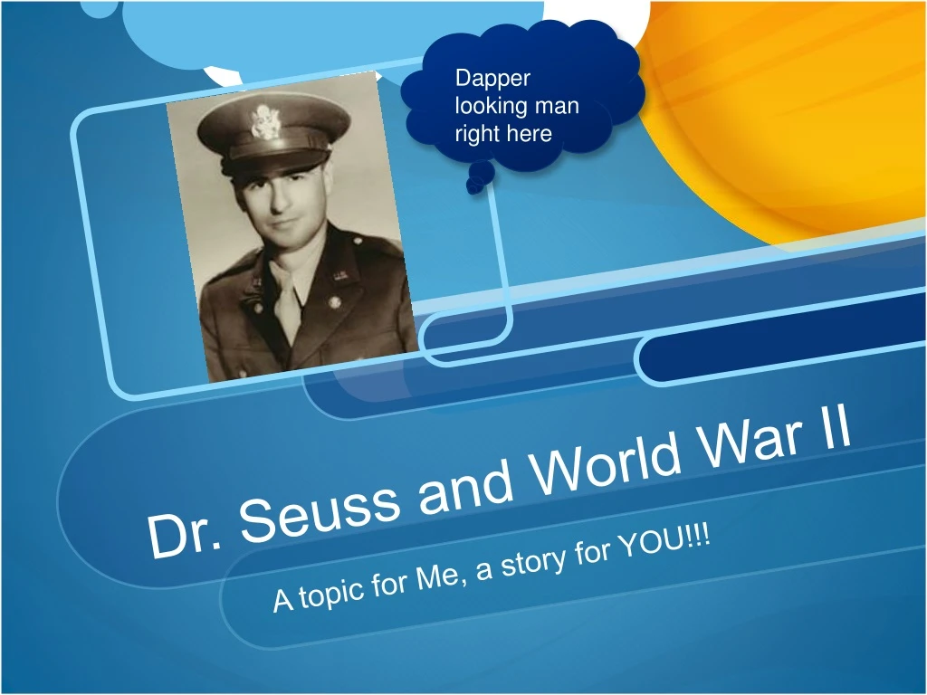 dr seuss and world war ii