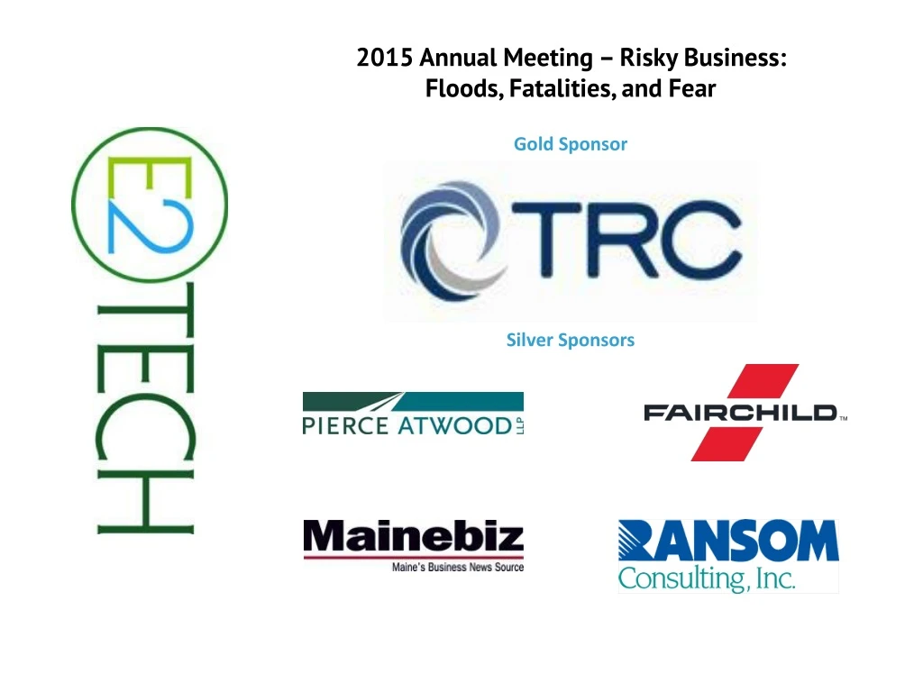 2015 annual meeting risky business floods